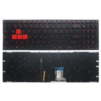 GZEELE NE laptop Tastatura iluminata pentru ASUS GL502 GL502V GL502VT GL502VS GL502VM GL502VY NE BACKLIT Standard Aspect engleză