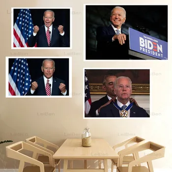 Joe Biden Poster Art sua. Alegerile prezidențiale Scaun Panza Picturi si Amprente Acasă Decor Camera de zi Bar Club Poze de Perete