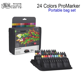 Winsor&Newton Promarker design desen Marker dublu sfaturi 24colors/set