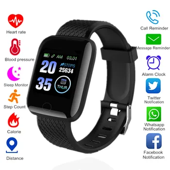 116 Plus Smart Watch pentru Femei Bărbați Rata de Inima Brățară de Fitness Tracker D13 Smartwatch Sport Smarth Ceas Pentru Android IOS