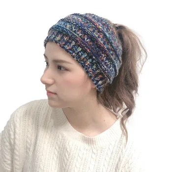 Multicolor Cald Iarna Solid Tricotat Benzi Pentru Femei Lady Lână Croșetat Hairband Pălării Largi Bandană Turban Accesorii