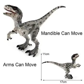 Jurassic Dinozaur Velociraptor Simulare Realiste Jucarii Dinozauri Cifre Cărămizi, Blocuri De Constructii Pentru Copii Model Educațional