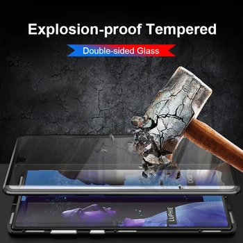 360 Magnetic de Adsorbție Flip Cazul în care Telefonul Pentru Huawei Honor 9X 20 Pro 20 Lite 10 Lumina Capacul din Spate Pentru Nan 9 X X9 Honor9X Cazuri