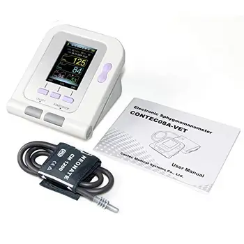 Digital Veterinar NIBP Monitor de Presiune sanguina cu Sonda SPO2 (opțiune )pentru VET CONTEC08A