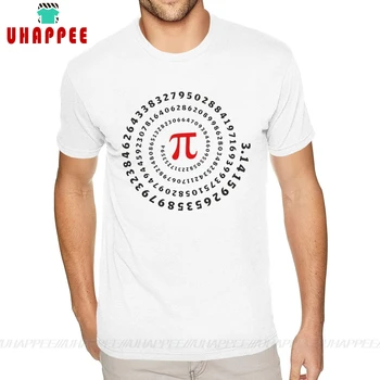 Antrenament Pi Spirală Știința Matematică Matematică Număr Irațional Secvență Profesor de Matematică Tricou pentru Bărbați 5XL Mâneci Scurte T Shirt