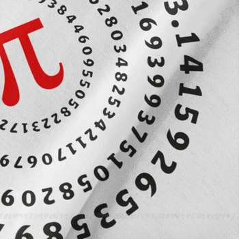Antrenament Pi Spirală Știința Matematică Matematică Număr Irațional Secvență Profesor de Matematică Tricou pentru Bărbați 5XL Mâneci Scurte T Shirt
