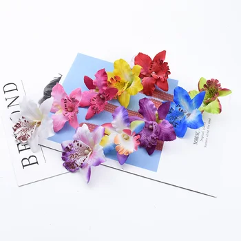 50/100 Buc Fluture orhidee, plante artificiale flori decorative de perete de nunta decor acasă accesorii de mireasa clearance-ul