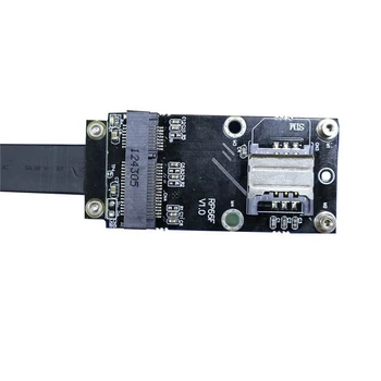MPCIe la M. 2 Cheie A. E. Cablu prelungitor , Mini-Pcie MPCI-E Card de unitati solid state M2 A. E. Slot de Extensie Cablu Adaptor