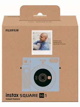 Camera Instant Fujifilm Instax/camera Instax Pătrat SQ1 Ghețar Albastru