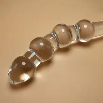Sticlă Penis Artificial Penis Crystal Anale Dop De Fund Masaj De Prostata Mastu