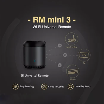 Broadlink RM Mini3 WiFi 4G IR Controler de la Distanță Prin intermediul APLICAȚIEI de Control Acasă Inteligent Funcționează Cu Alexa Ecou de Start Google Mini Smart House