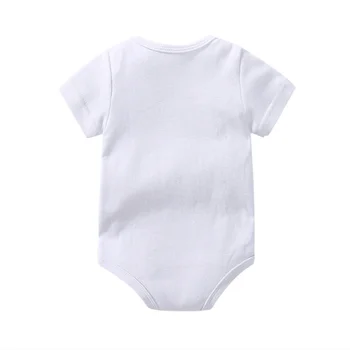 Personalizate Copil Scutec Anunțul Sarcinii Salopeta Unisex copilul să crească Alb de Bumbac Body Personalizat Numele body pentru bebeluși