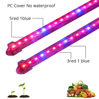 2 BUC 50CM LED-uri Cresc Light 12V Cu 2A adaptor 5630-Bar de Lumină întregul Spectru de Creștere Lămpi Acvariu cu efect de Seră de Plante rezistent la apa
