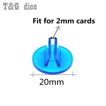 Fierbinte de Vânzare 50pcs/Tub Rainbow Plastic Translucid Carte de Joc de Tribune,Consiliul de Piese/Accesorii,Perfect pentru Carduri de 2mm