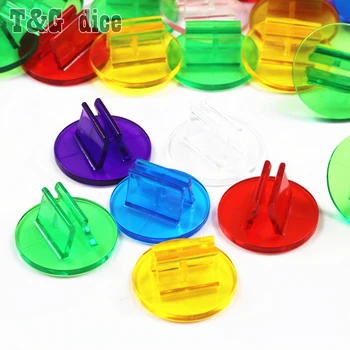 Fierbinte de Vânzare 50pcs/Tub Rainbow Plastic Translucid Carte de Joc de Tribune,Consiliul de Piese/Accesorii,Perfect pentru Carduri de 2mm