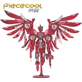 Piececool 3D Metal Puzzle Figura Jucărie Fulminant Aripi soldat model de Puzzle Educativ Modele 3D Cadou Puzzle Jucării Pentru Copii