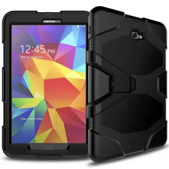 Caz Pentru Samsung Galaxy Tab Un A6 10.1 2016 T580 T585 SM-T585 T580N Caz Acoperire Tableta rezistenta la Socuri Grele Cu Stand Stea Funda