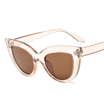 RBRARE Cateye ochelari de Soare pentru Femei de Înaltă Calitate de Cadru Mare Ochelari de Soare Pentru Femei Street Bate Epocă în aer liber Oculos Gafas De Sol