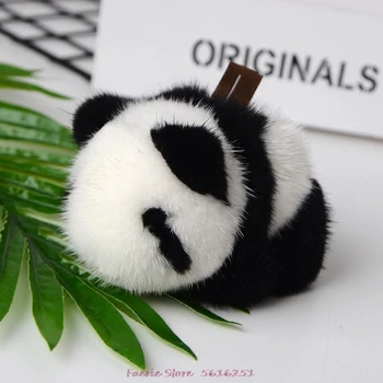 Mini Nurca Panda Mic Breloc Blana Pandantiv Inel De Chei Bijuterii Accesorii Geanta Cheie Lanț Pandantiv Drăguț Femeie