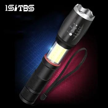 Lanterna LED-uri Ultra Bright Lanterna T6/COB Impermeabil în aer liber Zoomable Reîncărcabilă Baterie 18650 Lanterne Camping Drumetii Lumina