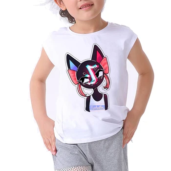 Place moda de desene animate grafică băiat topuri tricou baieti de animale drăguț haine copii fete tricouri haine pentru copii t-shirt