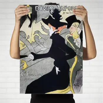 Acasă Decor Panza de Imprimare Tiparituri Arta Poze de Perete pentru Camera de zi francez Poster Picturi Henri De Toulouse Lautrec