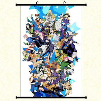 Anime Aventura Bizar JoJo lui de Perete Panza Scroll Tipărite Pictura Decor Acasă Desene animate Japoneze Decor Poster