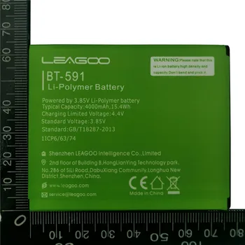 BT-591 Baterie de 4000mAh Pentru LEAGOO KIICAA de PUTERE de Înaltă Calitate +numărul de Urmărire