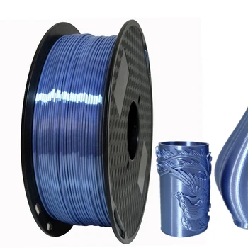 1.75 mm Mătase Filament PLA Imprimantă 3D Lucios Material 500G/250G Negru Wihte Roșu Albastru Sublimare Solid Silk-ca Imprimantă 3D cu Filament
