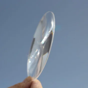 1 Pereche Lupa Plat 50x80mm VR Lentila Fresnel PVC Înlocuire Transparent Subțire Rotund Pentru Google Carton