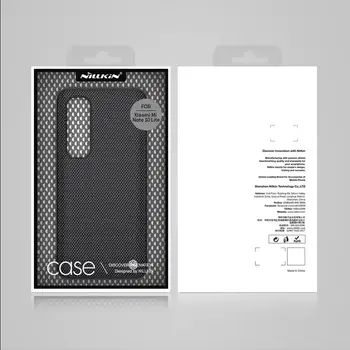 Pentru Xiaomi Mi Nota 10 Lite 10T 5G POCO X3 NFC Caz Texturate Fibre de Nailon Mat Greu PC Soft TPU Flip Geanta din Piele Acoperi Cazuri