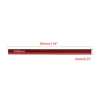AXSPEED 20-100mm Metal Roșu Link Tijă cu Diametrul de 6,0 mm Piese Auto pentru 1:10 RC Rock Crawler Masina CX10 CC01 ax10 f350 RC01 D90 SCX10
