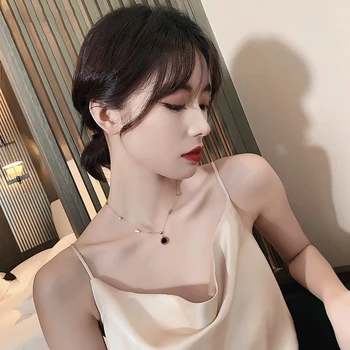 2020 clasic brand mare Roman neagră digitală napolitana pandantiv moda clavicula lanț coreea femei lanț de gât bijuterii colier