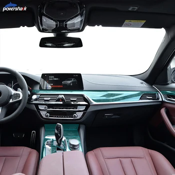 Masina Interior Consola Centrala Echipament de Bord Auto-Vindecare TPU Transparent Folie Protectoare Pentru BMW Seria 5 G30 G31 Accesorii