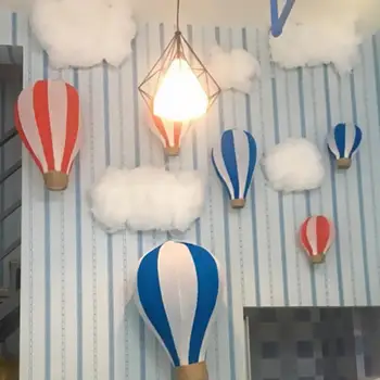 Colorat Balon Cu Aer Cald De Nunta De Decorare Fereastră Magazin Mall Atrium Agățat Balonul Cu Aer Cald Petrecere De Aniversare De Nunta De Decorare