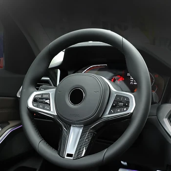 Fibra de Carbon Volan Masina Acoperă Autocolante pentru BMW Seria 3 G20 G28 M Sport interne Ornamente Autocolante Accesorii Auto