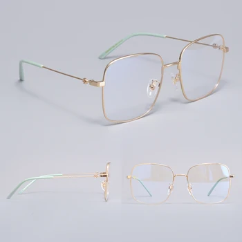 Brand de Lux Italian optic ochelari cadru GG0445O Metal de înaltă calitate Pătrat mare baza de Prescriptie medicala Ochelari cadru pentru femei barbati