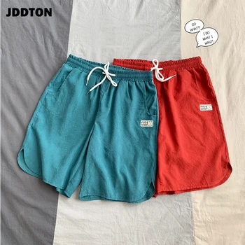 JDDTON Mens Noi de Vară Colorate Subțire Plus Dimensiunea Vrac Surf Mare pantaloni Scurți Respirabil Plaja Sweatshorts Casual Joggeri 5XL Pantaloni JE422