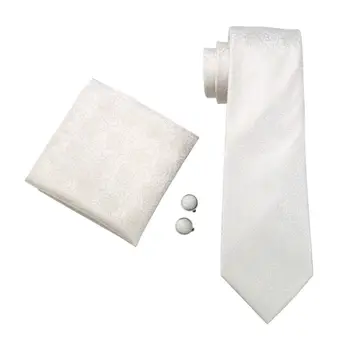 LS-1174 Bărbați Cravată Clape Floral Matase de Moda Lega Batista Butoni Set Cravata Pentru Barbati Formale Petrecere de Nunta de Afaceri