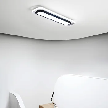 MDWELL Negru+alb/Gri Culoare modernă cu led-uri lumini plafon pentru pat cameră Coridor vestiar Lampă de Tavan 110V 220V led lumina plafon