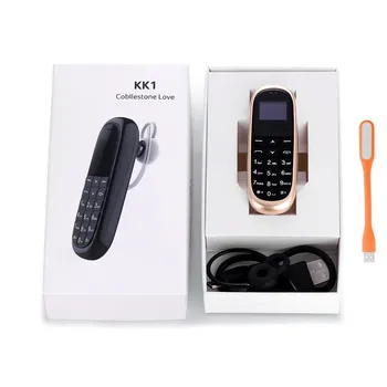 (Cadou) AEKU KK1 Mini Buzunar Înlocui Celular rusă/English Keyboard Scăzute de Radiații Bluetooth Dialer Telefon Mobil PK bm50 bm70