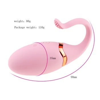 10 Viteze Vibratoare jucarii Sexuale pentru Femei cu Telecomanda Wireless rezistent la apa Glonț Tăcut Ou USB Reîncărcabilă jucării pentru adulți