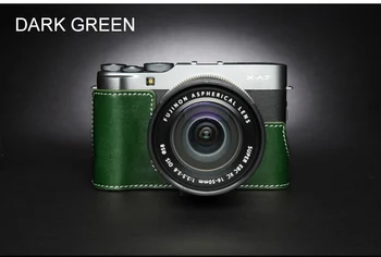 Design pentru Fujifilm XA7 FUJI X-A7 camera lucrate Manual din Piele de caz aparatul Jumătate de Sac de aparat de Fotografiat Bodysuit