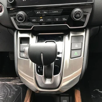 Se potrivesc pentru Honda 2017 2018 2019 CR-V CRV Schimbătorului de Viteze Consola Capacul Panoului Ornamental din Oțel Inoxidabil