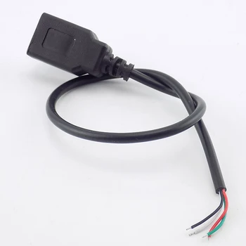 50x 2pin 4 Pini Micro USB TIP 2.0 de sex Masculin de sex feminin Jack Cablu de Date Conector DIY Putere de Încărcare Cablu de Extensie încărcător 2 4 Fire