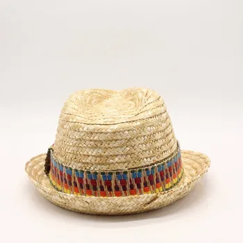 Femeie cu pălărie de soare de vară 2021 noua moda de grâu Panama pălărie de soare pe plajă pălărie stil pălărie de paie pentru bărbați capac