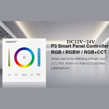 P1/P2/P3 Smart Panel Controller Reglaj DC12V-24V Led-uri RGB Dimmer/RGBW/RGB+CCT Temperatura de Culoare CCT pentru Panou Led/Lumina Benzi