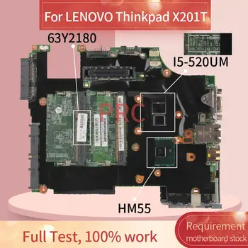 63Y2180 Pentru LENOVO Thinkpad X201T Talet I5-520UM Notebook Placa de baza 09236-1 48.4DV03.011 HM55 DDR3 Laptop Placa de baza
