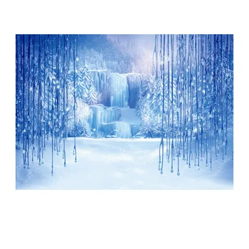 125x80cm Frozen Elsa Printesa de Partid Fundaluri Cortina Photobooth Fundal Pânză Copii Ziua de nastere Decoratiuni de Perete