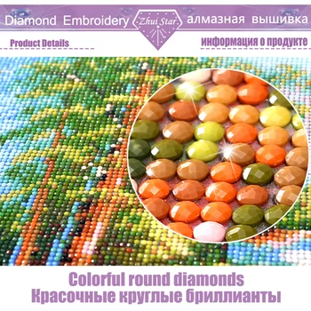 Diy Diamant Pictura Diamant Mozaic 5D Seturi De diamant rotund Broderie Manual Artizanat lucrate Manual Decorațiuni interioare fox zz